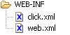 Click application configuration files