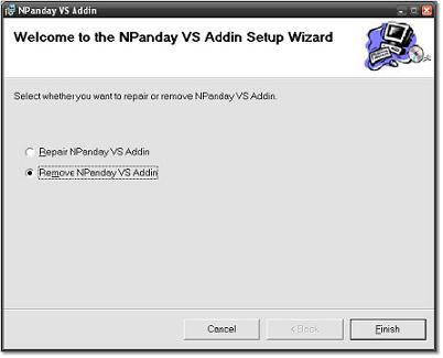 Remove NPanday VS Add-In