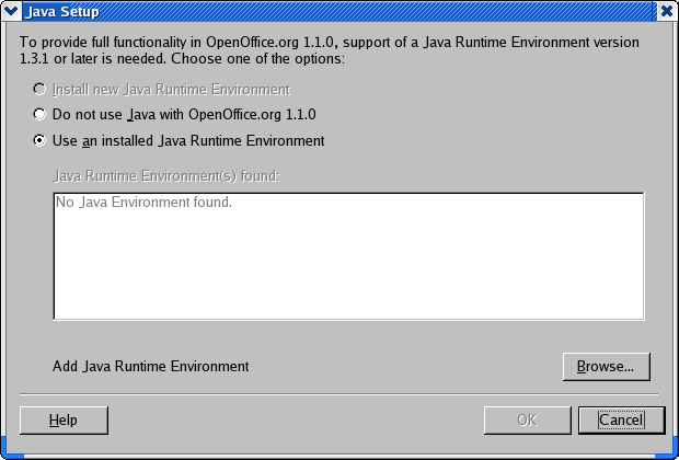 Java Runtime Environment Installations List