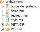 Click application web files