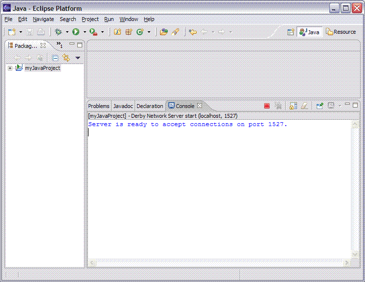 Network Server started