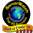 ServerWatch Hall of Fame 1998 Winner!