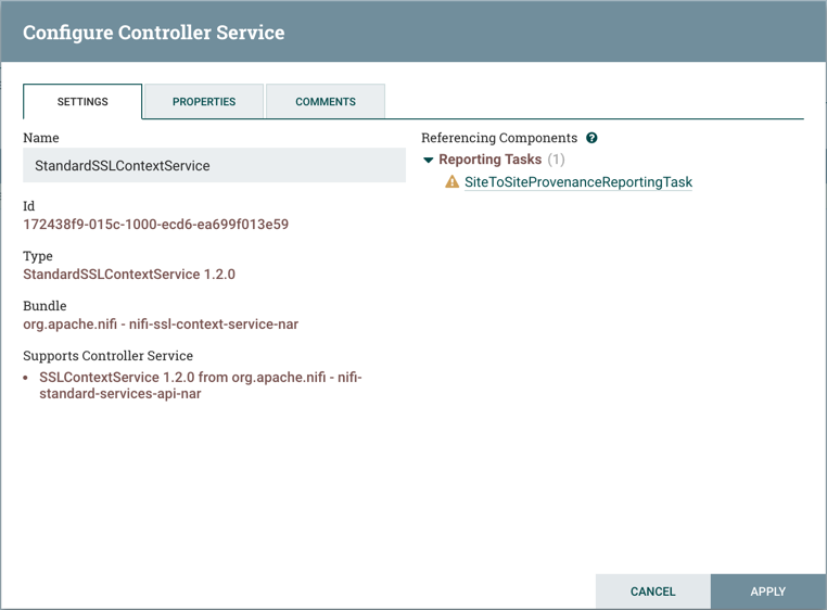 Configure Controller Service Settings