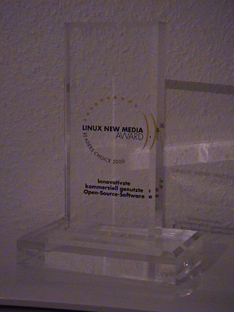 Linux New Media Award, Readers' Choice 2000