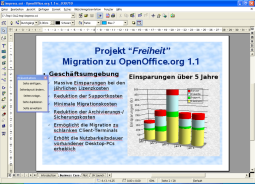 Screenshot von Impress