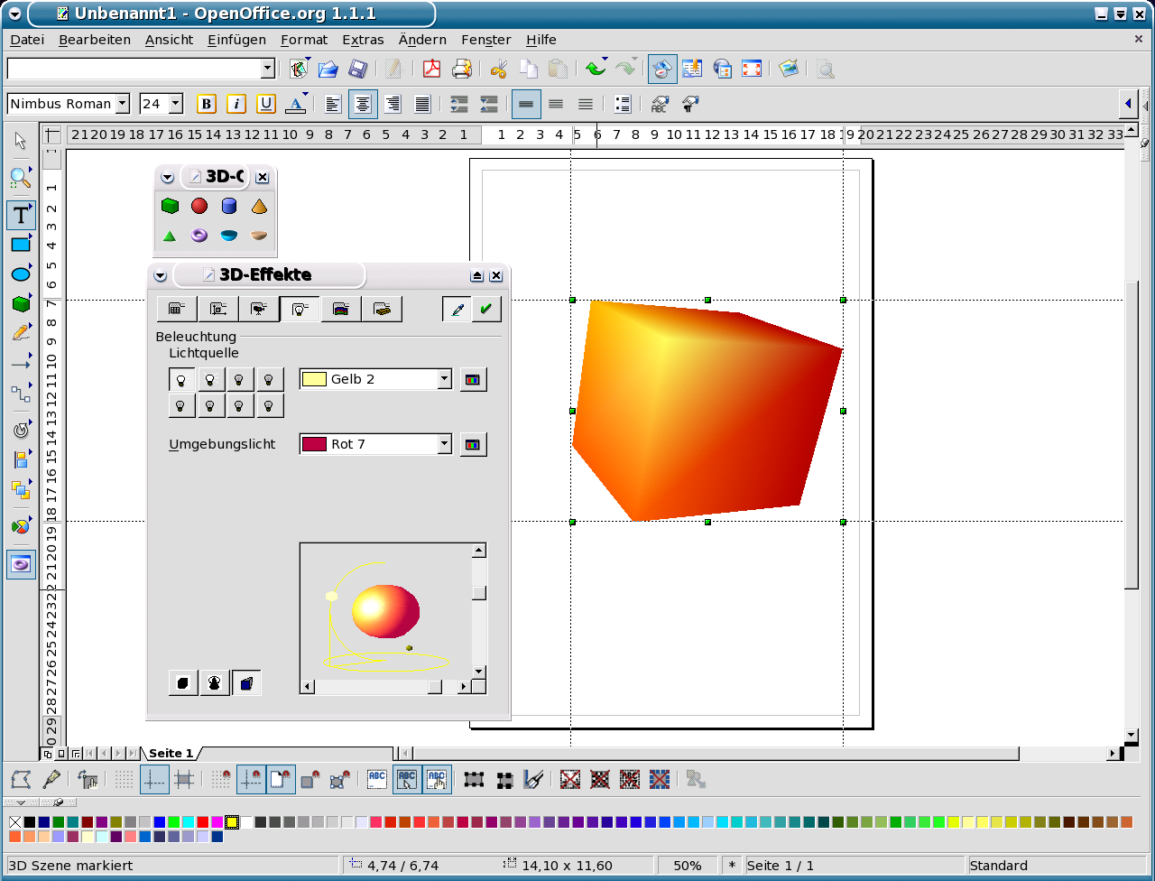 Openoffice обработка графических изображений