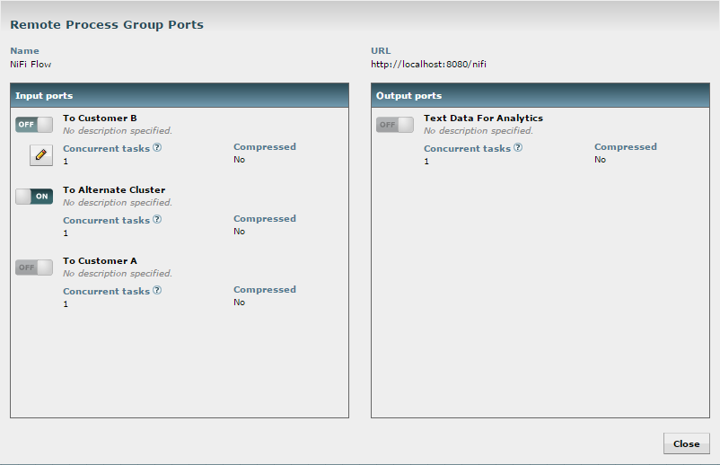 Remote Process Groups